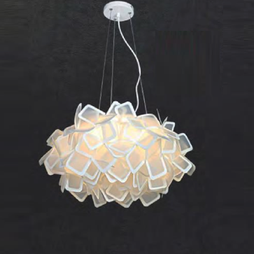 NB 3118: Đèn thả LED - KT: Ø500mm x H200+500mm - Đèn LED 30W đổi 3 màu