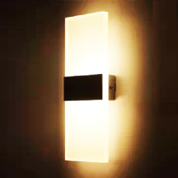 LH - GT - 312 - 23: Đèn gắn tường LED - KT: L100mm x H290mm - Đèn LED ánh sáng vàng 3500K