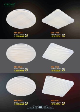 CATALOGUE ĐÈN VERONA 2026 ( CK từ 50%-60%)