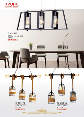 CATALOGUE ĐÈN HUFA ( CK TỪ 55%-65%)