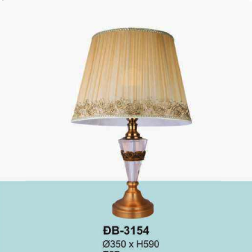 AU - ĐB - 3154: Đèn tủ đầu giường/ đặt bàn - KT: Ø350mm x H590mm - Đèn chân E27 x 1 bóng