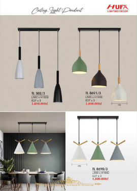 CATALOGUE ĐÈN HUFA ( CK TỪ 55%-65%)