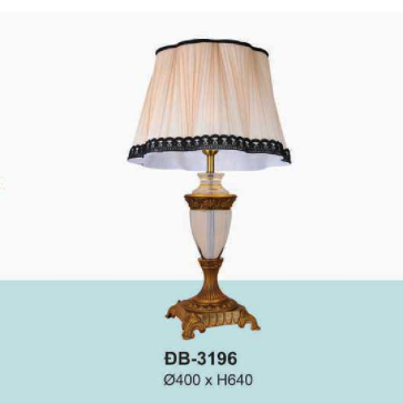 AU - ĐB - 3196: Đèn tủ đầu giường/ đặt bàn - KT: Ø400mm x H640mm - Đèn chân E27 x 1 bóng