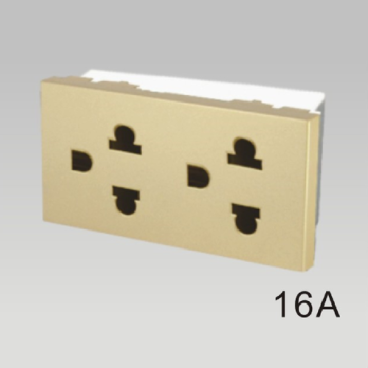 A70-70020: Ổ cắm đôi 3 chấu