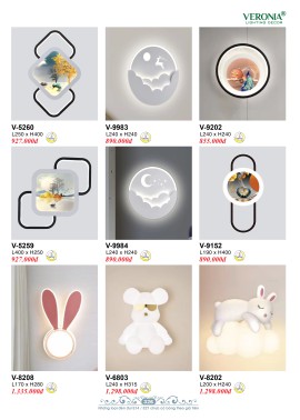 CATALOGUE ĐÈN VERONA 2026 ( CK từ 50%-60%)