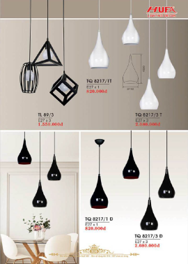 CATALOGUE ĐÈN HUFA ( CK TỪ 55%-65%)