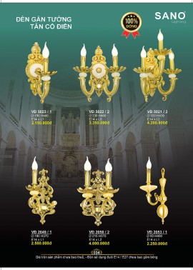 CATALOGUE ĐÈN SANO 2026-2027 ( Chiếc khấu từ 55%-58%)