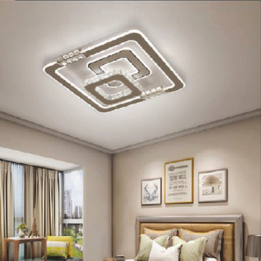 MT - 3446/600: Đèn ốp trần LED - KT: L600mm x W600mm x H100mm - Đèn LED đổi 3 màu - Remote