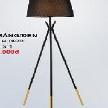 35 - DD3032 Đen: Đèn cây, KT: L360mm*H1500mm 