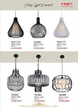 CATALOGUE ĐÈN HUFA ( CK TỪ 55%-65%)