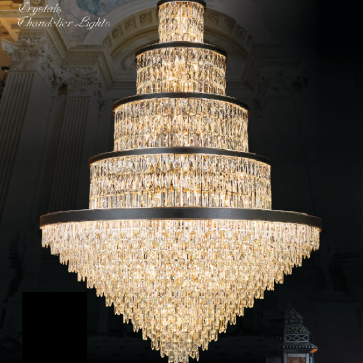 HF-CFL 3520: Chùm Phale - KT: Ø800mm x H1000mm - Bóng đèn E14 x 20 bóng