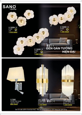 CATALOGUE ĐÈN SANO 2026-2027 ( Chiếc khấu từ 55%-58%)
