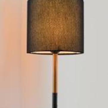 355- DB 3084/ Đen: Đèn bàn, KT: L220*H450 - Đèn E27*1 bóng 