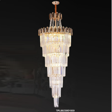 35 - TPL88230D1800: Đèn thả Phale - KT: Ø650mm x H1800mm - Đèn chân E14 x 35 bóng7