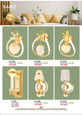 CATALOGUE ĐÈN SANO 2026-2027 ( Chiếc khấu từ 55%-58%)
