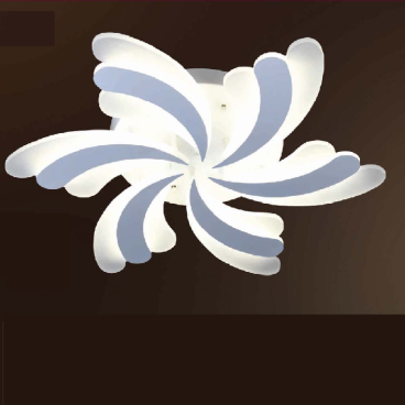 VE - MT - 3609/6: Đèn áp trần LED 6 cánh - KT:  Ø650mm x H100mm - Đèn LED đổi 3 màu - Remote