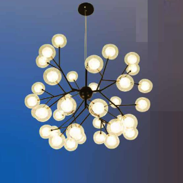 THCN 133A-18-36b: Đèn thả chao quả bi - KT: Ø700mm x H1100mm - Bóng đèn LED G4 x 36 bóng