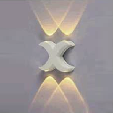 EU - CN - 373: Đèn gắn tường LED - KT: L145mm x W46mm x H121mm - Đèn LED  1W x 4 ánh sáng vàng