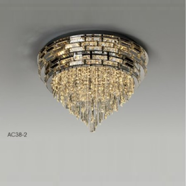 AC 38 - 2: Đèn áp trần LED phale - KT: Ø600mm - Đèn LED 156W ánh sáng đổi 3 màu