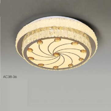 AC 38 - 36: Đèn áp trần phale - KT: Ø500mm - Đèn LED 115W ánh sáng đổi 3 màu