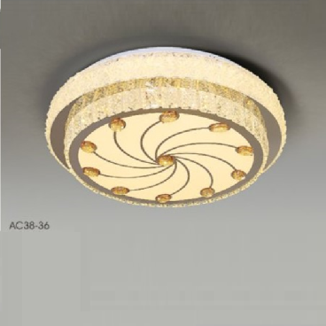 AC 38 - 36: Đèn áp trần phale - KT: Ø500mm - Đèn LED 115W ánh sáng đổi 3 màu
