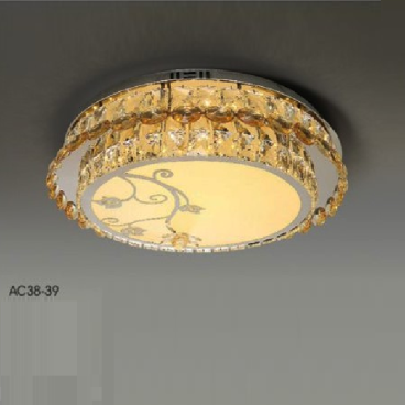 AC 38 - 39: Đèn áp trần phale - KT: Ø500mm - Đèn LED 115W ánh sáng đổi 3 màu