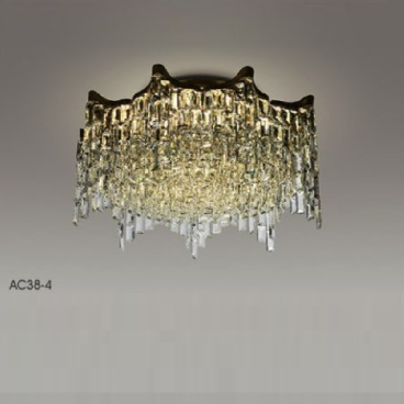 AC 38 - 4: Đèn áp trần phale - KT: Ø800mm - Đèn E14 x 18 bóng