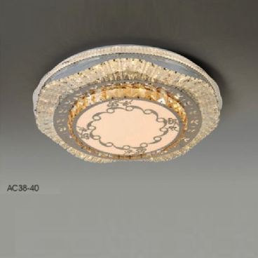 AC 38 - 40: Đèn áp trần phale - KT: Ø500mm - Đèn LED 96W ánh sáng đổi 3 màu