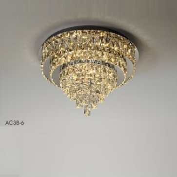 AC 38 - 6: Đèn áp trần phale - KT: Ø500mm - Đèn LED 100W ánh sáng đổi 3 màu