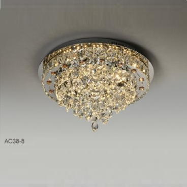 AC 38 - 8: Đèn áp trần phale - KT: Ø500mm - Đèn LED 100W ánh sáng đổi 3 màu