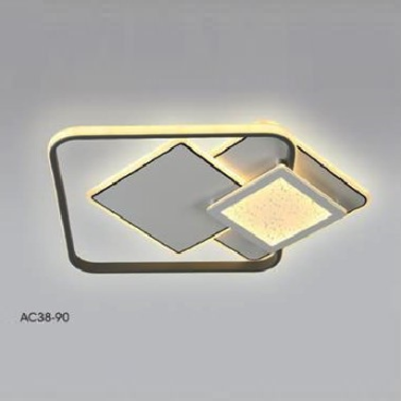 AC 38 - 90: Đèn áp trần LED - KT: L500mm x W500mm - Đèn LED 146W ánh sáng đổi 3 màu