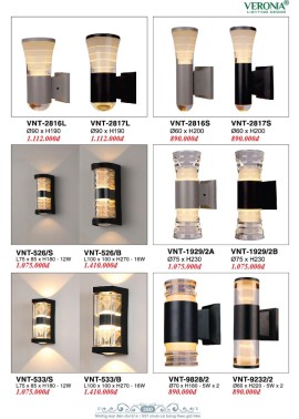 CATALOGUE ĐÈN VERONA 2026 ( CK từ 50%-60%)