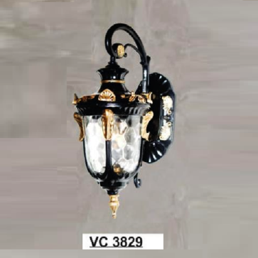 SN - VC 3829:  Đèn gắn tường ngoài trời - KT: Ø160mm x H450mm - Bóng đèn E27 x 1