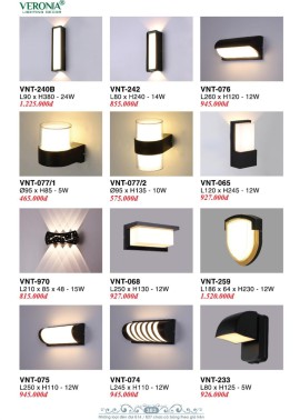 CATALOGUE ĐÈN VERONA 2026 ( CK từ 50%-60%)