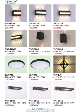CATALOGUE ĐÈN VERONA 2026 ( CK từ 50%-60%)