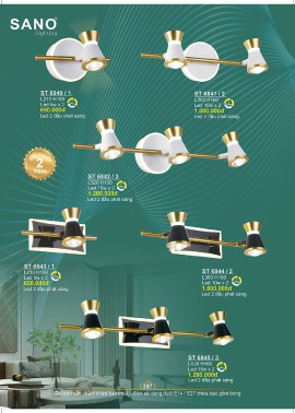 CATALOGUE ĐÈN SANO 2026-2027 ( Chiếc khấu từ 55%-58%)