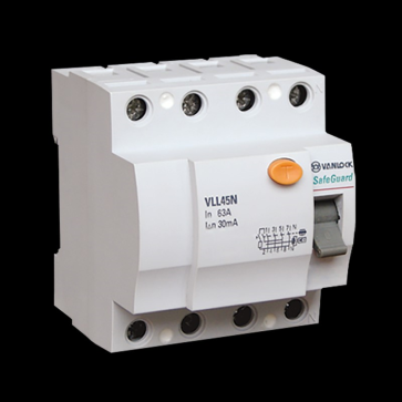 VLL45N/4025/030: CB 4P ( 4 cực)  25A, 30mA