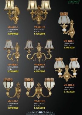 CATALOGUE ĐÈN VERONA 2026 ( CK từ 50%-60%)