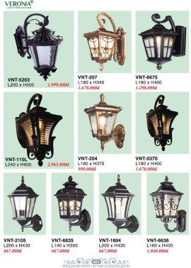 CATALOGUE ĐÈN VERONA 2026 ( CK từ 50%-60%)