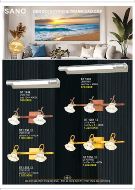 CATALOGUE ĐÈN SANO 2026-2027 ( Chiếc khấu từ 55%-58%)