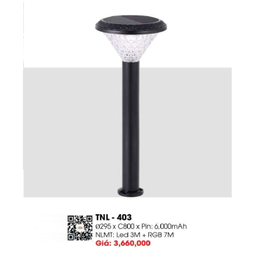 TNL - 403: Đèn trụ  sân vườn NLMT