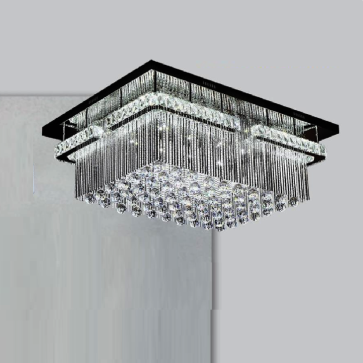 OTPL40402CN: Đèn áp trần chữ nhật LED Phale - KT: L9800mm x W700mm - Đèn LED  đổi 3 màu - Remote