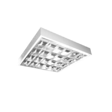 LDA409: Đèn máng phản quáng âm trần 4x 9W - KT: L605mm x L605mm x H93mm - Bóng LED T8 4x9W - 1 chế độ ánh sáng (vàng/trắng)