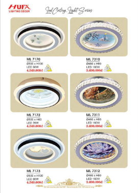 CATALOGUE ĐÈN HUFA ( CK TỪ 55%-65%)