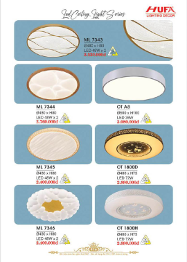 CATALOGUE ĐÈN HUFA ( CK TỪ 55%-65%)