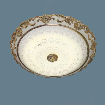 SN - OT 4161C: Đèn ốp trần chao thủy tinh - KT: Ø500mm - Đèn LED 24W ánh sáng đổi 3 màu