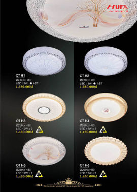 CATALOGUE ĐÈN HUFA ( CK TỪ 55%-65%)