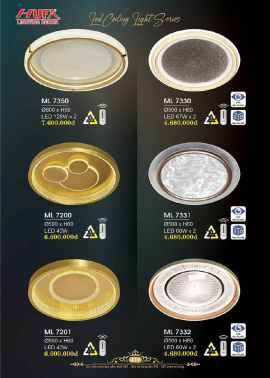 CATALOGUE ĐÈN HUFA ( CK TỪ 55%-65%)