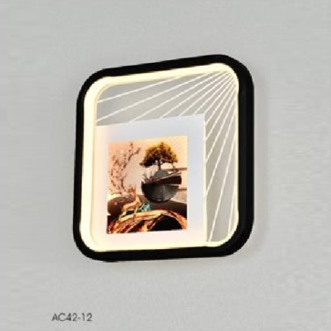 AC 42-12: Đèn gắn tường LED - KT: L240mm x W240mm - Đèn LED 27W đổi 3 màu