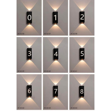 AC 42 - 56 (57/58/59/60/61/62/63/64): Đèn gắn tường LED - KT: 160mm x 70mm - Đèn LED 11W ánh sáng đổi 3 màu